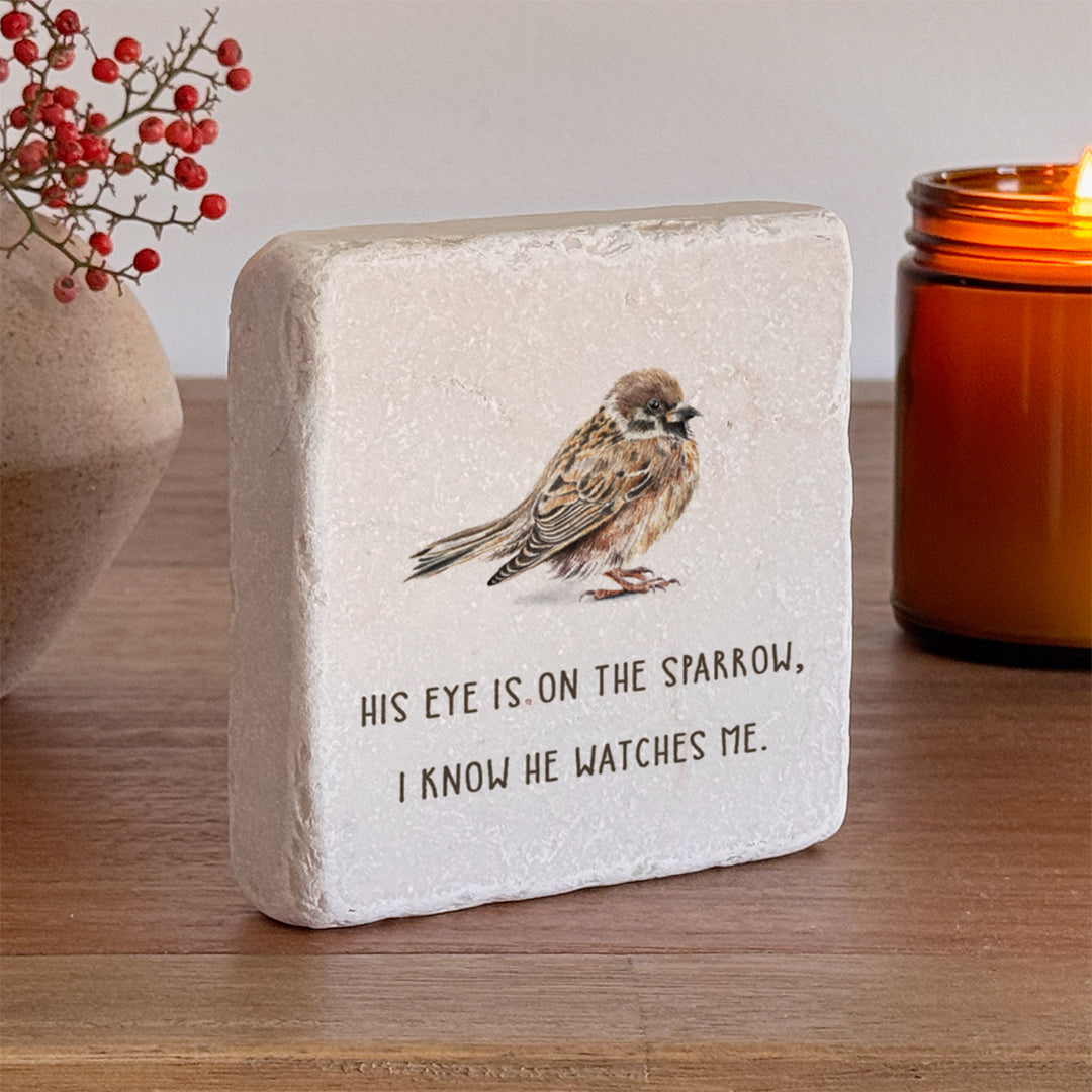 626 | His eye is on the sparrow - Twelve Stone Art
