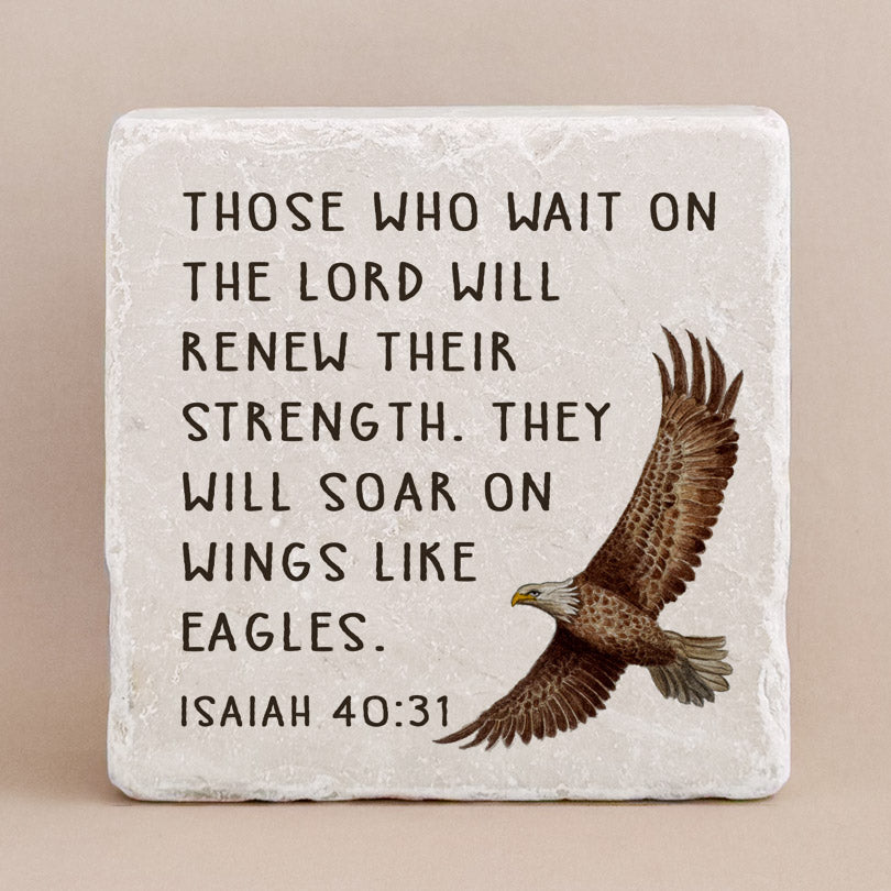 658 | Isaiah 40:31 - Eagle - Twelve Stone Art