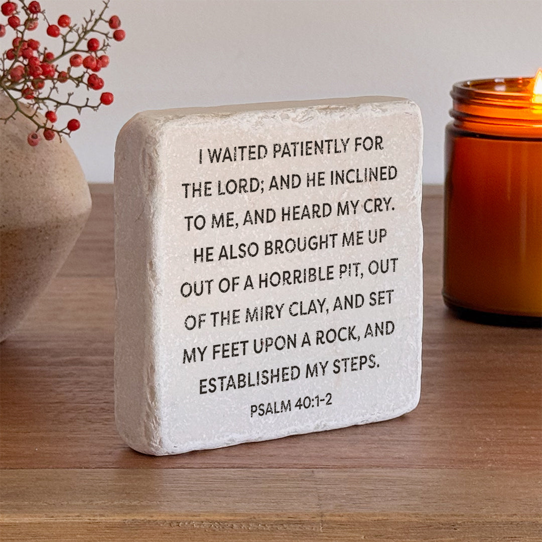 661 | Psalm 40:1-2 - Twelve Stone Art
