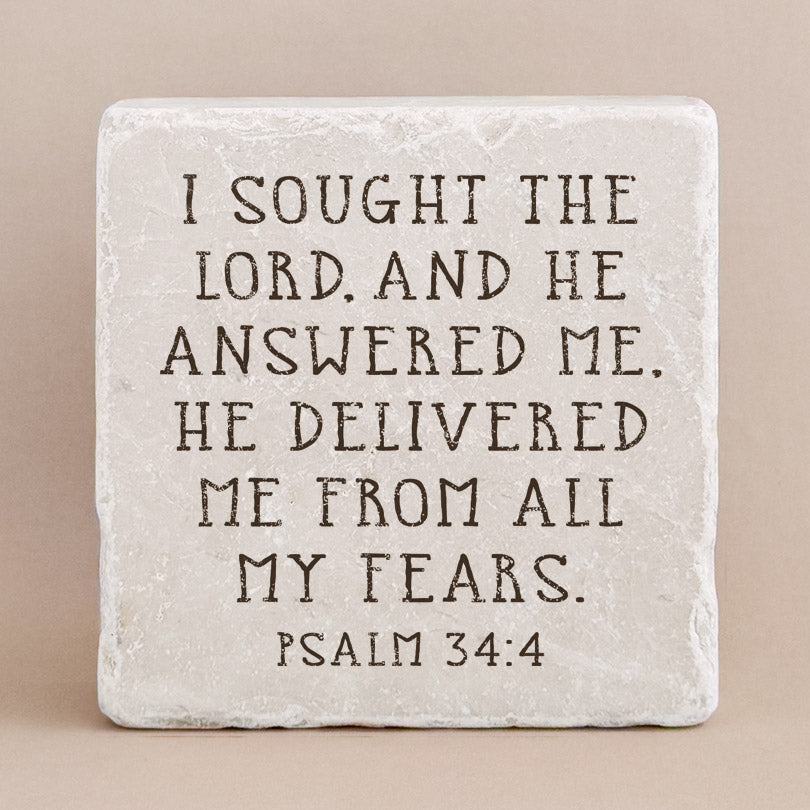 664 | Psalm 34:4 - Twelve Stone Art