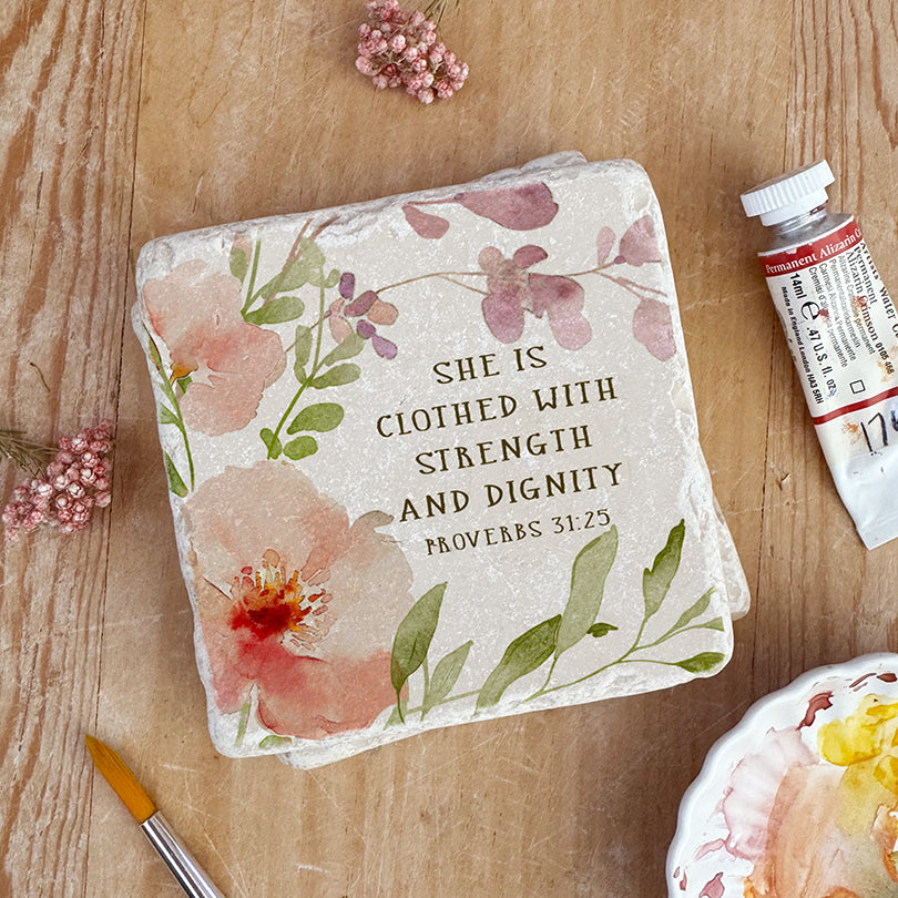 680 | Proverbs 31:25 - Twelve Stone Art