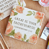 683 | Lamentations 3:23 - Twelve Stone Art