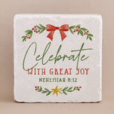 695 | Nehemiah 8:12 - Celebrate - Twelve Stone Art