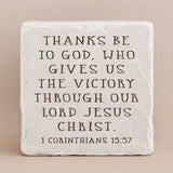 696 | 1 Corinthians 15:57 - Twelve Stone Art