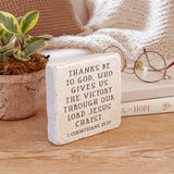 696 | 1 Corinthians 15:57 - Twelve Stone Art