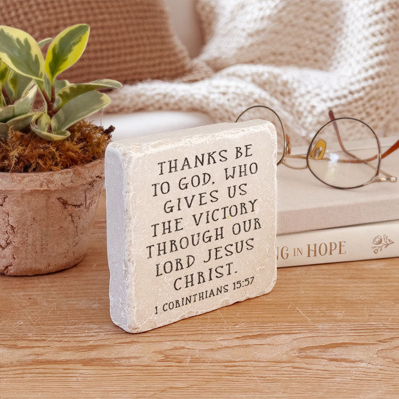 696 | 1 Corinthians 15:57 – Twelve Stone Art