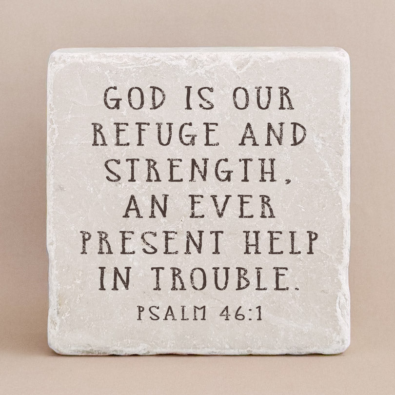 697 | Psalm 46:1 - Twelve Stone Art