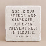 697 | Psalm 46:1 - Twelve Stone Art