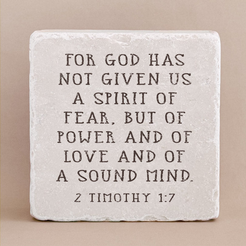 698 | 2 Timothy 1:7 - Twelve Stone Art