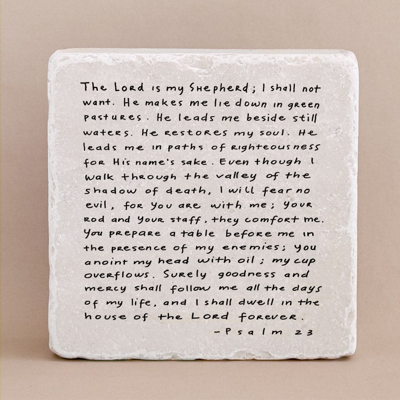699 | Psalm 23 - Twelve Stone Art