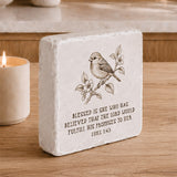 722 | Luke 1:45 - Twelve Stone Art