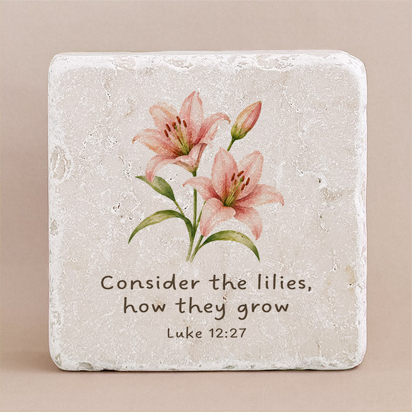 723 |  Luke 12:27 - Twelve Stone Art