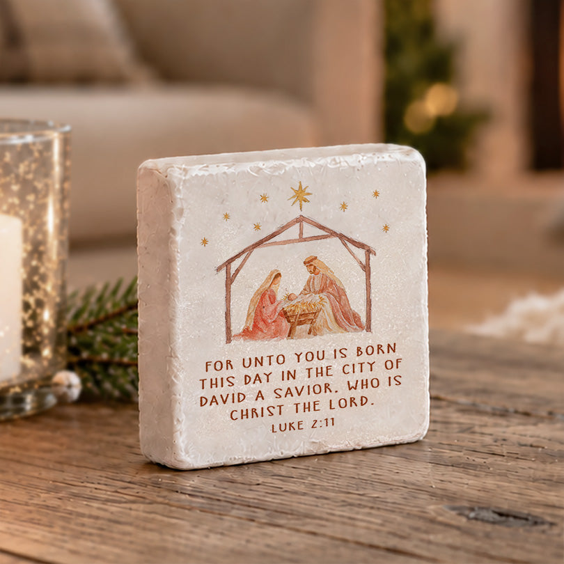 725 | Luke 2:11 - Nativity - Twelve Stone Art
