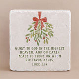 728 | Luke 2:14 - Leaves + Berries - Twelve Stone Art