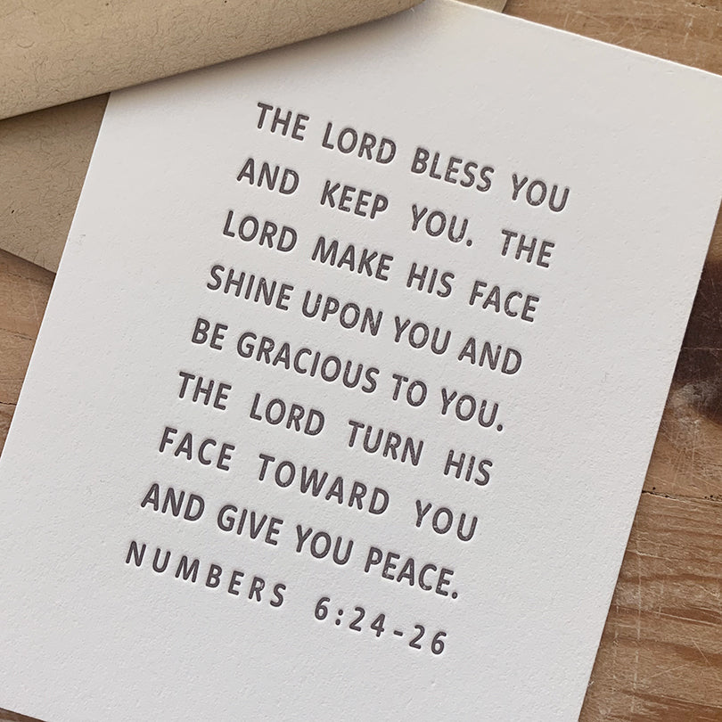 Blessings | Numbers 6:24-26 - Twelve Stone Art