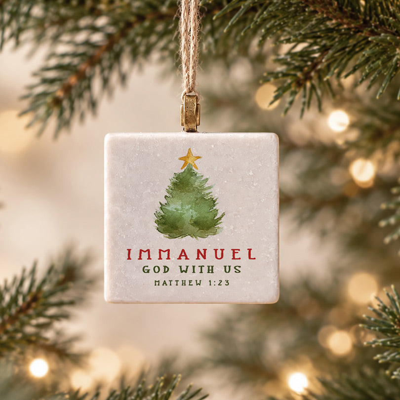 726 | Matthew 1:23 - Christmas Tree - Twelve Stone Art