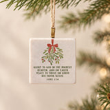 728 | Luke 2:14 - Leaves + Berries - Twelve Stone Art