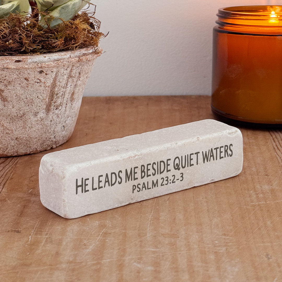 569N | Psalm 23:2-3 - Twelve Stone Art