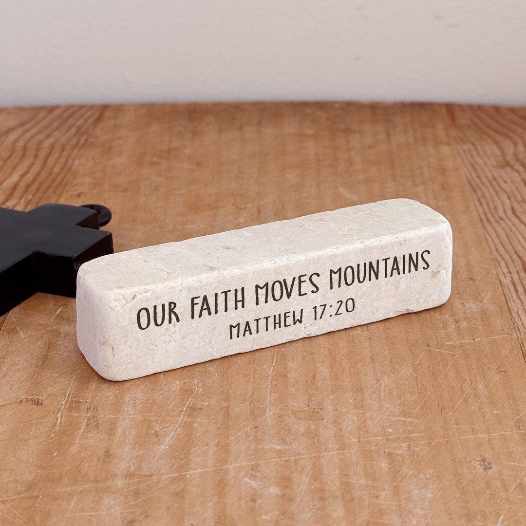 617 | Matthew 17:20 - Faith moves mountains - Twelve Stone Art