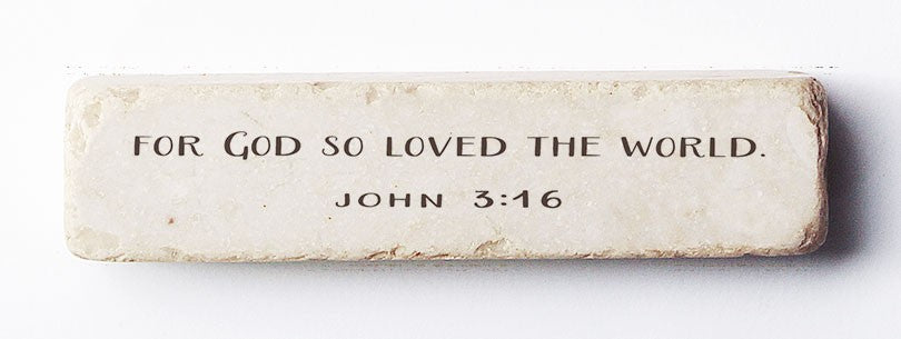 381 | John 3:16 - Twelve Stone Art