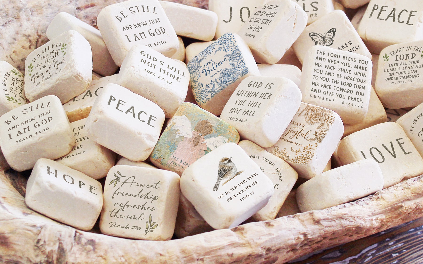 Stone with Scriptures | Share God's Word | Twelve Stone Art