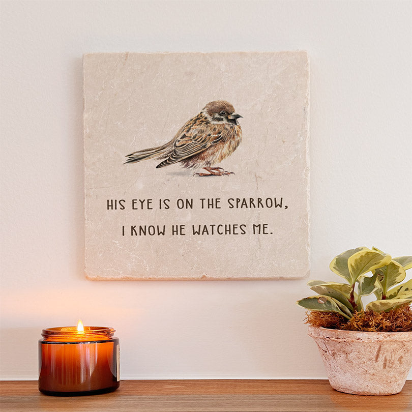 626 | His eye is on the sparrow - Twelve Stone Art