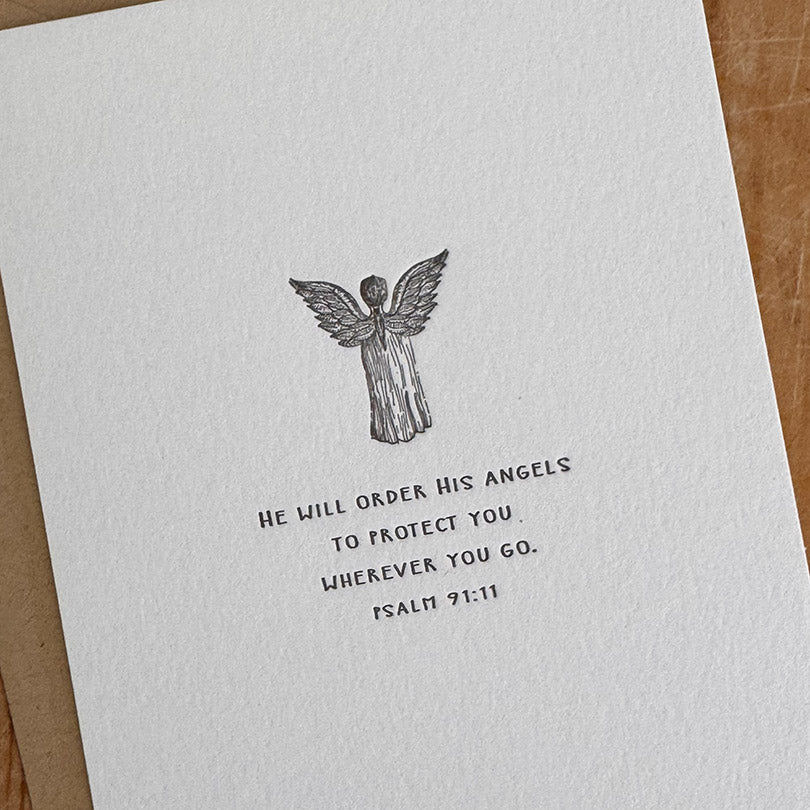 Angel | Psalm 91:11 - Twelve Stone Art