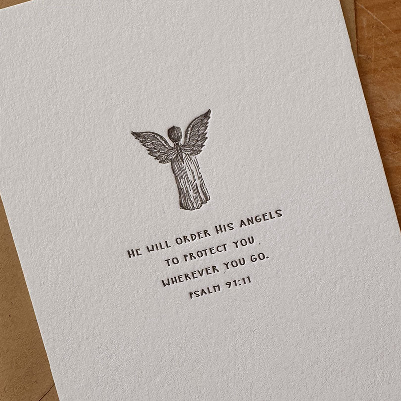 Angel | Psalm 91:11 - Twelve Stone Art