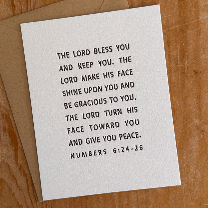 Blessings | Numbers 6:24-26 - Twelve Stone Art