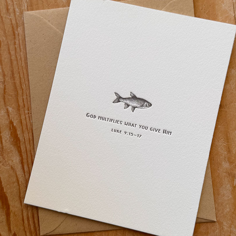 Fish | Luke 9:15-17 - Twelve Stone Art