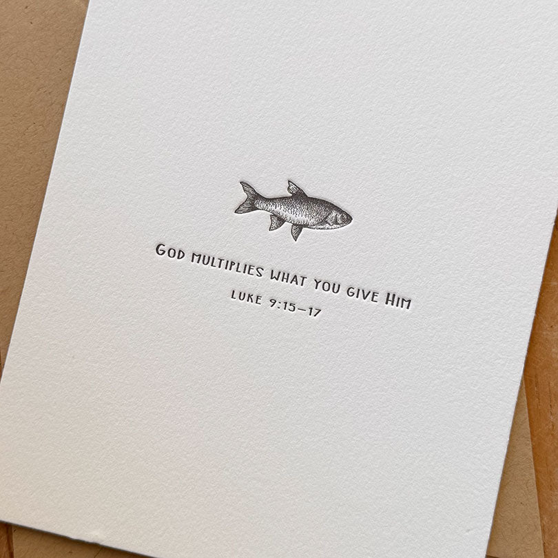 Fish | Luke 9:15-17 - Twelve Stone Art