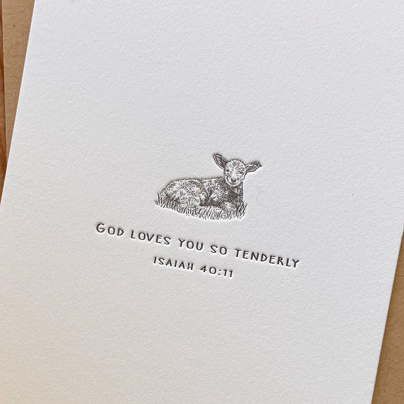 Lamb | Isaiah 40:11 - Twelve Stone Art