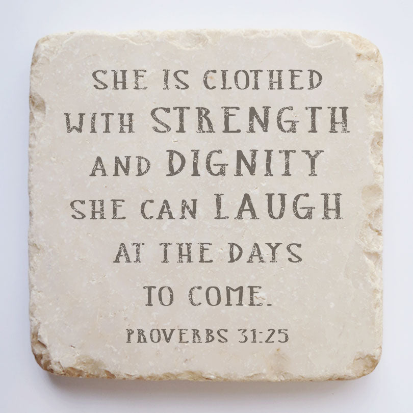 546N | Proverbs 31:25 - Twelve Stone Art