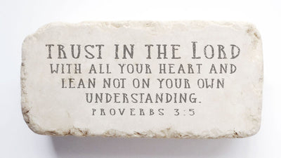 509 | Proverbs 3:5 - Twelve Stone Art