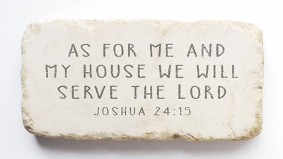 513 | Joshua 24:15 - Twelve Stone Art