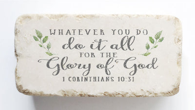 550 | 1 Corinthians 10:31 - Twelve Stone Art