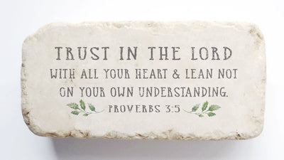 551 | Proverbs 3:5 - Twelve Stone Art