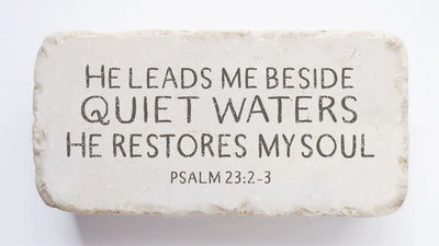 569N | Psalm 23:2-3 - Twelve Stone Art