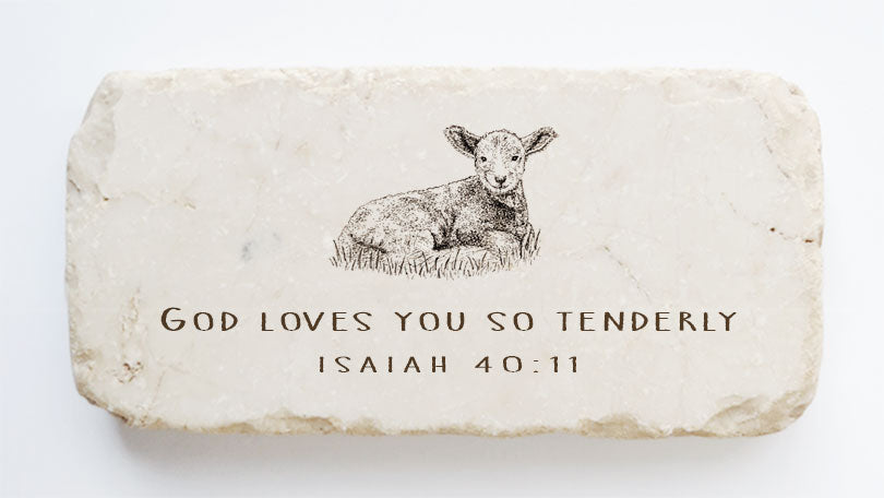 592 | Isaiah 40:11 - Twelve Stone Art