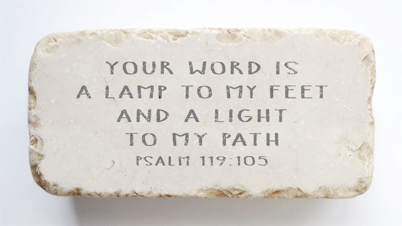 598 | Psalm 119:105 - Twelve Stone Art