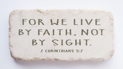 639 | 2 Corinthians 5:7 - Twelve Stone Art