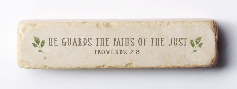 552 | Proverbs 2:8 - Twelve Stone Art