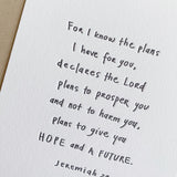 Jeremiah 29:11 - Twelve Stone Art